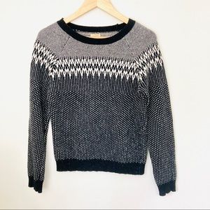 J. Crew Factory Fair Isle Merino Nordic Sweater